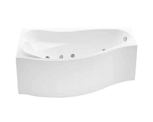 Купить Акриловая ванна Aquanet Palma 170x90 L 205737 без гидромассажа в магазине сантехники Santeh-Crystal.ru