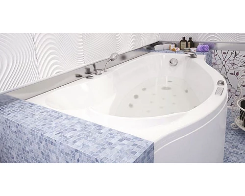 Заказать Акриловая ванна Aquanet Palma 170x90 L 204022 без гидромассажа в магазине сантехники Santeh-Crystal.ru