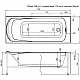 Заказать Акриловая ванна Aquanet Roma 170x70 205375 без гидромассажа в магазине сантехники Santeh-Crystal.ru