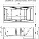 Купить Акриловая ванна Aquanet Vega 190x100 205556 без гидромассажа в магазине сантехники Santeh-Crystal.ru