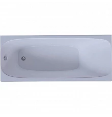 Акриловая ванна Aquatek Альфа 140x70 ALF140-0000019 без гидромассажа с фронтальной панелью с каркасом (разборный) со слив-переливом (слева)
