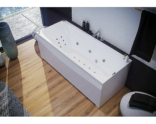 Приобрести Акриловая ванна Aquatek Альфа 140x70 ALF140-0000024 без гидромассажа с фронтальной панелью с каркасом (разборный) со слив-переливом (справа) в магазине сантехники Santeh-Crystal.ru