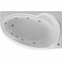 Акриловая ванна Aquatek Бетта 170x97 R BET170-0000011 с гидромассажем с фронтальной панелью с каркасом (разборный) со слив-переливом