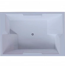 Акриловая ванна Aquatek Дорадо 190х130 DOR190-0000006 без гидромассажа без панелей с каркасом (разборный) со слив-переливом