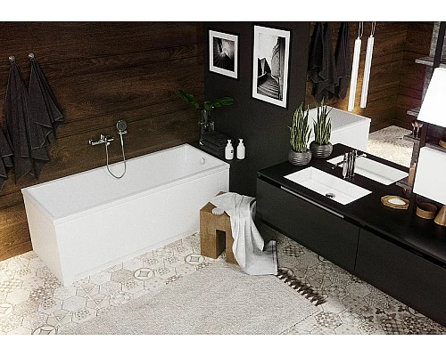 Приобрести Акриловая ванна Aquatek Eco-friendly Лайма 170х70 LAI170-0000001 без панелей, каркаса и слив-перелива в магазине сантехники Santeh-Crystal.ru