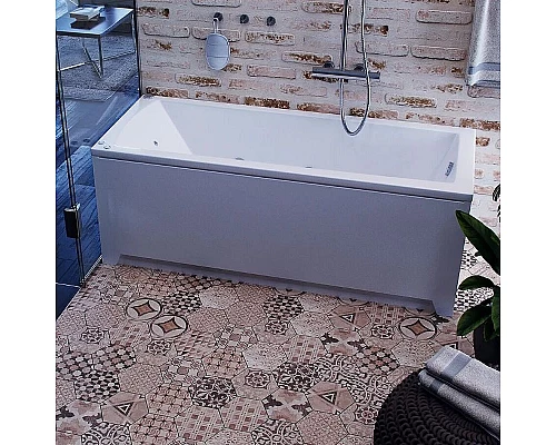 Приобрести Акриловая ванна Aquatek Либра New 170x70 LIB170N-0000014 без гидромассажа с фронтальной панелью с каркасом (разборный) со слив-переливом (справа) в магазине сантехники Santeh-Crystal.ru