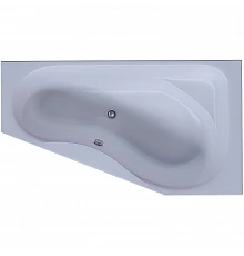 Акриловая ванна Aquatek Медея 170x95 R MED180-0000010 без гидромассажа с фронтальной и торцевой панелью (левая) с каркасом (вклеенный) со слив-переливом