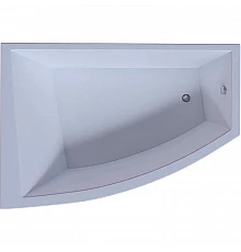 Акриловая ванна Aquatek Оракул 180х125 L ORK180-0000004 без гидромассажа с фронтальной панелью с каркасом (вклеенный) со слив-переливом