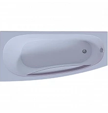 Акриловая ванна Aquatek Пандора 160х75 L PAN160-0000065 без гидромассажа с фронтальной панелью с каркасом (вклеенный) со слив-переливом