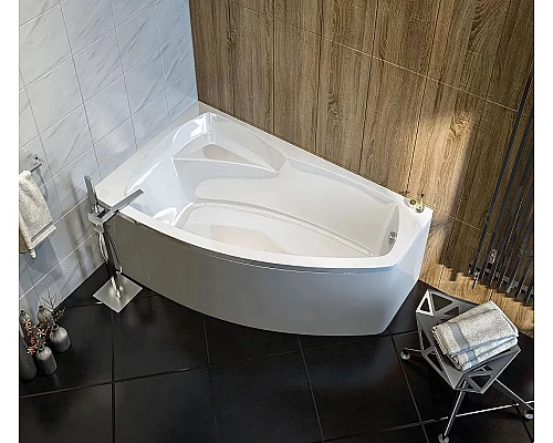 Приобрести Акриловая ванна Bas Камея PRO 150x90 L В А0117 без гидромассажа в магазине сантехники Santeh-Crystal.ru