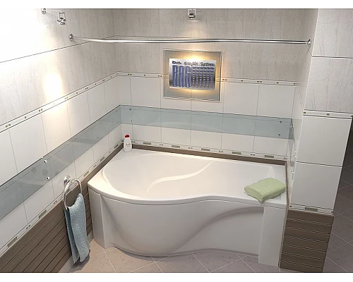 Приобрести Акриловая ванна Bas Капри 170x95 L В 00015 без гидромассажа в магазине сантехники Santeh-Crystal.ru