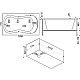 Приобрести Акриловая ванна Bas Кэмерон 120x70 В 00018 без гидромассажа в магазине сантехники Santeh-Crystal.ru