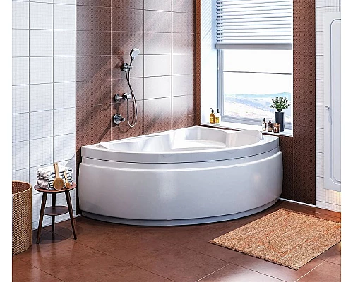 Заказать Акриловая ванна Bas Лагуна 170x110 R В 00020 без гидромассажа в магазине сантехники Santeh-Crystal.ru