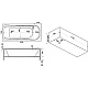 Купить Акриловая ванна Bas Мальта 170x75 В 00023 без гидромассажа в магазине сантехники Santeh-Crystal.ru
