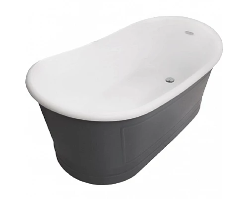 Заказать Акриловая ванна BelBagno BB32-CF36 168х90 Серая в магазине сантехники Santeh-Crystal.ru