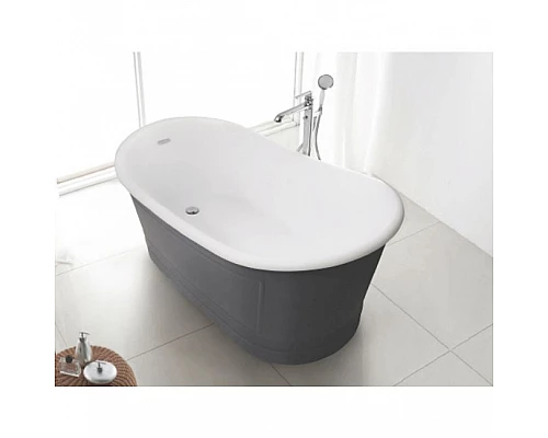 Заказать Акриловая ванна BelBagno BB32-CF36 168х90 Серая в магазине сантехники Santeh-Crystal.ru