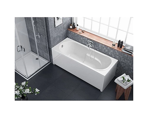 Купить Акриловая ванна Berges Lumbo 170x75 050003 без гидромассажа в магазине сантехники Santeh-Crystal.ru