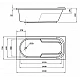 Купить Акриловая ванна Berges Lumbo 150x75 050004 без гидромассажа в магазине сантехники Santeh-Crystal.ru
