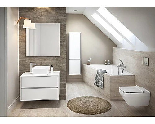 Купить Акриловая ванна Cersanit Crea 150x75 P-WP-CREAx150NL без гидромассажа в магазине сантехники Santeh-Crystal.ru