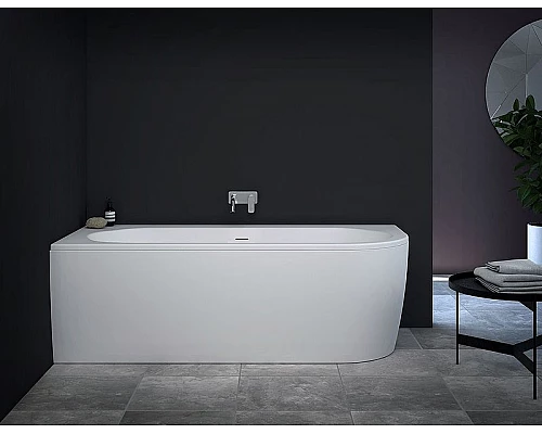 Приобрести Акриловая ванна Cezares Slim 179x79 L SLIM CORNER-180-80-60-L-W37-SET без гидромассажа в магазине сантехники Santeh-Crystal.ru