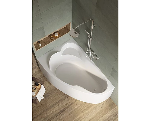 Купить Акриловая ванна Creto Glaze 140х90 L 16-14090L без гидромассажа в магазине сантехники Santeh-Crystal.ru