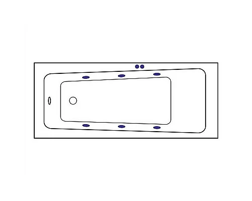 Приобрести Акриловая ванна Excellent Ava 160x70 WAEX.AVA16.SOFT.GL с гидромассажем в магазине сантехники Santeh-Crystal.ru