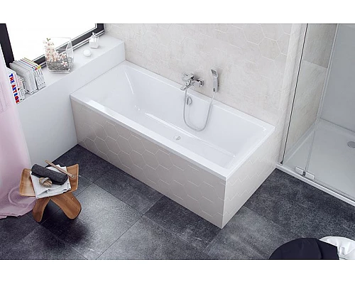 Заказать Акриловая ванна Excellent Pryzmat 180 Белая в магазине сантехники Santeh-Crystal.ru