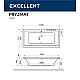 Приобрести Акриловая ванна Excellent Pryzmat 160x75 WAEX.PRY16.SOFT.GL с гидромассажем в магазине сантехники Santeh-Crystal.ru