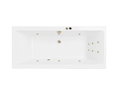 Купить Акриловая ванна Excellent Pryzmat 180x80 WAEX.PRY18.LINE.BR с гидромассажем в магазине сантехники Santeh-Crystal.ru