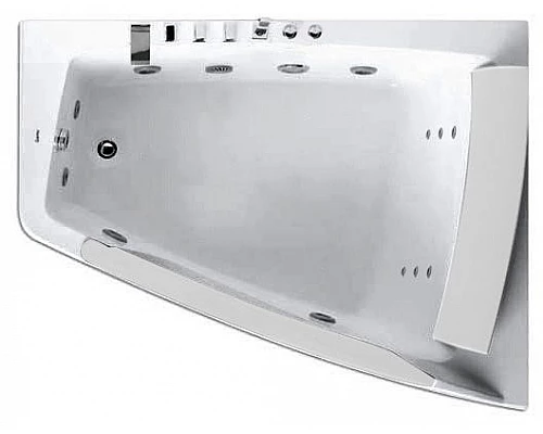 Приобрести Акриловая ванна Gemy G9056BR 170х130 с гидромассажем в магазине сантехники Santeh-Crystal.ru