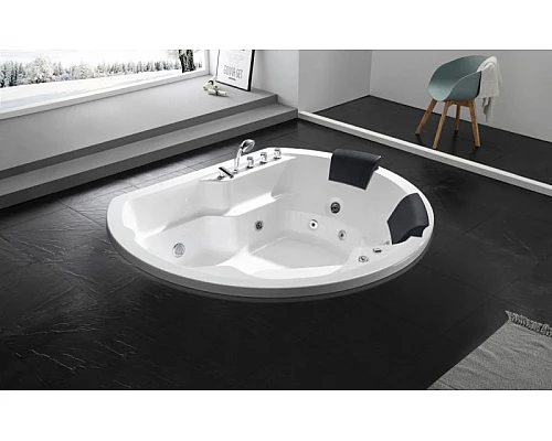 Заказать Акриловая ванна Gemy G9053B 185х162 с гидромассажем в магазине сантехники Santeh-Crystal.ru