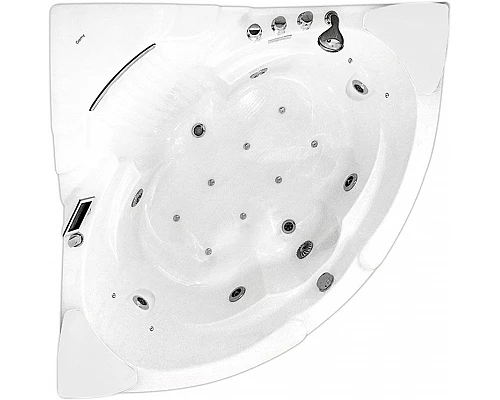 Купить Акриловая ванна Gemy G9082 K 152х152 с гидромассажем в магазине сантехники Santeh-Crystal.ru