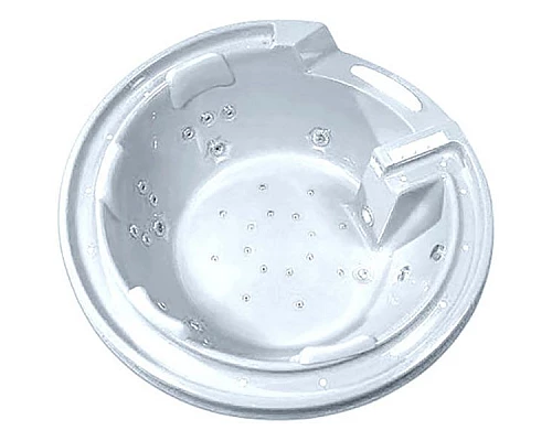 Приобрести Акриловая ванна Gemy G9090 O 190х190 с гидромассажем Белая в магазине сантехники Santeh-Crystal.ru