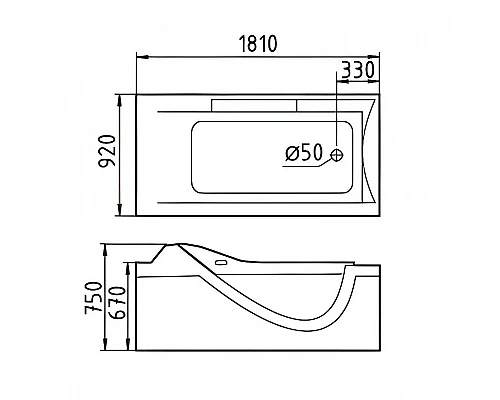 Приобрести Акриловая ванна Gemy 181х92 G9055 O R с гидромассажем в магазине сантехники Santeh-Crystal.ru