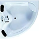 Заказать Акриловая ванна Gemy 150х150 G9041 B с гидромассажем в магазине сантехники Santeh-Crystal.ru