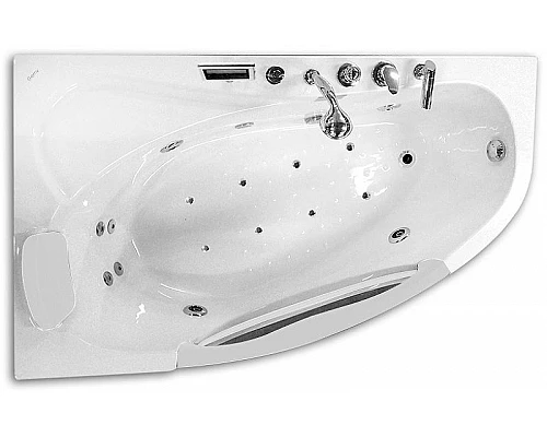 Купить Акриловая ванна Gemy 161х96 G9046 K L с гидромассажем в магазине сантехники Santeh-Crystal.ru