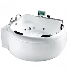 Акриловая ванна Gemy G9088 O 185х185 с гидромассажем