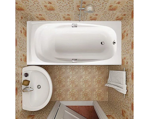 Приобрести Чугунная ванна Jacob Delafon Super Repos 180x90 E2902-00 с антискользящим покрытием в магазине сантехники Santeh-Crystal.ru