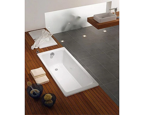 Купить Стальная ванна Kaldewei Puro 653 180x80 256300010001 без покрытия в магазине сантехники Santeh-Crystal.ru