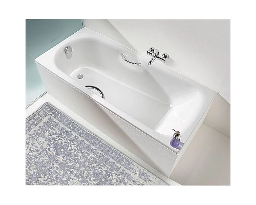 Купить Стальная ванна Kaldewei Saniform Plus Star 336 170х75 133600013001 с покрытием Easy-clean с отверстиями под ручки в магазине сантехники Santeh-Crystal.ru
