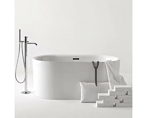 Приобрести Акриловая ванна Kerasan Nolita 145x78 535001 Без гидромассажа в магазине сантехники Santeh-Crystal.ru