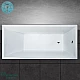 Купить Ванна из литьевого мрамора Marmo Bagno Милано 170x75 MB-M170-75 без гидромассажа в магазине сантехники Santeh-Crystal.ru