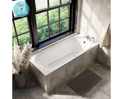 Купить Ванна из литьевого мрамора Marmo Bagno Патриция 170x75 MB-PA170-75 без гидромассажа в магазине сантехники Santeh-Crystal.ru