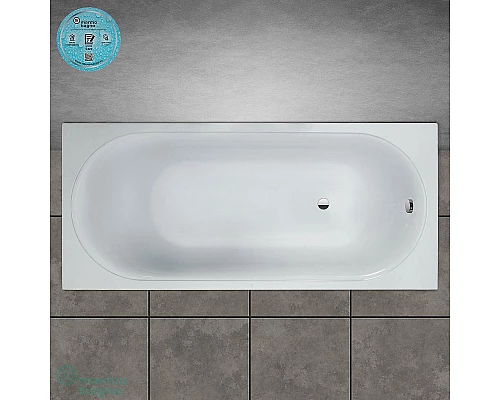 Приобрести Ванна из литьевого мрамора Marmo Bagno Патриция 180x80 MB-PA180-80 без гидромассажа в магазине сантехники Santeh-Crystal.ru