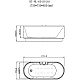 Заказать Акриловая ванна Orans BT-NL601 FTSH 175x75 601FTSHW с аэромассажем в магазине сантехники Santeh-Crystal.ru