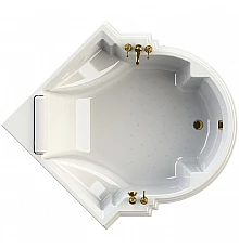 Акриловая ванна Radomir Fra Grande Монте-Карло 149x149 без гидромассажа