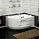 Приобрести Акриловая ванна Radomir Vannesa Ирма 160х105 R 2-76-2-2-0-229 с гидромассажем Баланс Хром в магазине сантехники Santeh-Crystal.ru