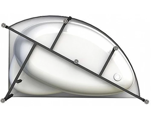 Приобрести Акриловая ванна Radomir Vannesa Модерна 160x100 L 2-01-0-1-1-214 Белая без гидромассажа в магазине сантехники Santeh-Crystal.ru