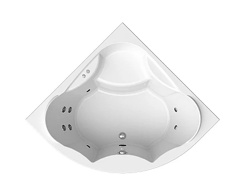 Купить Акриловая ванна Radomir Vannesa Сандра 149х149 2-75-2-0-0-221 с гидромассажем Классик Хром в магазине сантехники Santeh-Crystal.ru