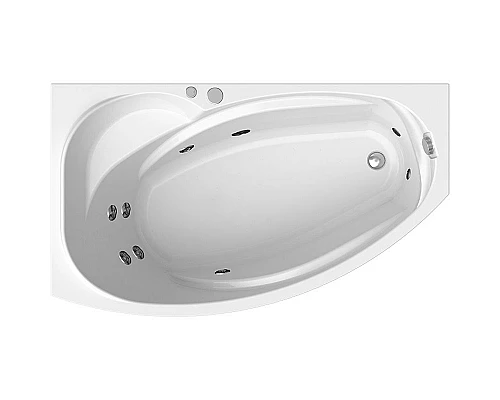 Приобрести Акриловая ванна Radomir Vannesa София 169х99 L 2-76-2-1-0-223 с гидромассажем Баланс Хром в магазине сантехники Santeh-Crystal.ru